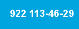 922 113-46-29 922 113-46-29